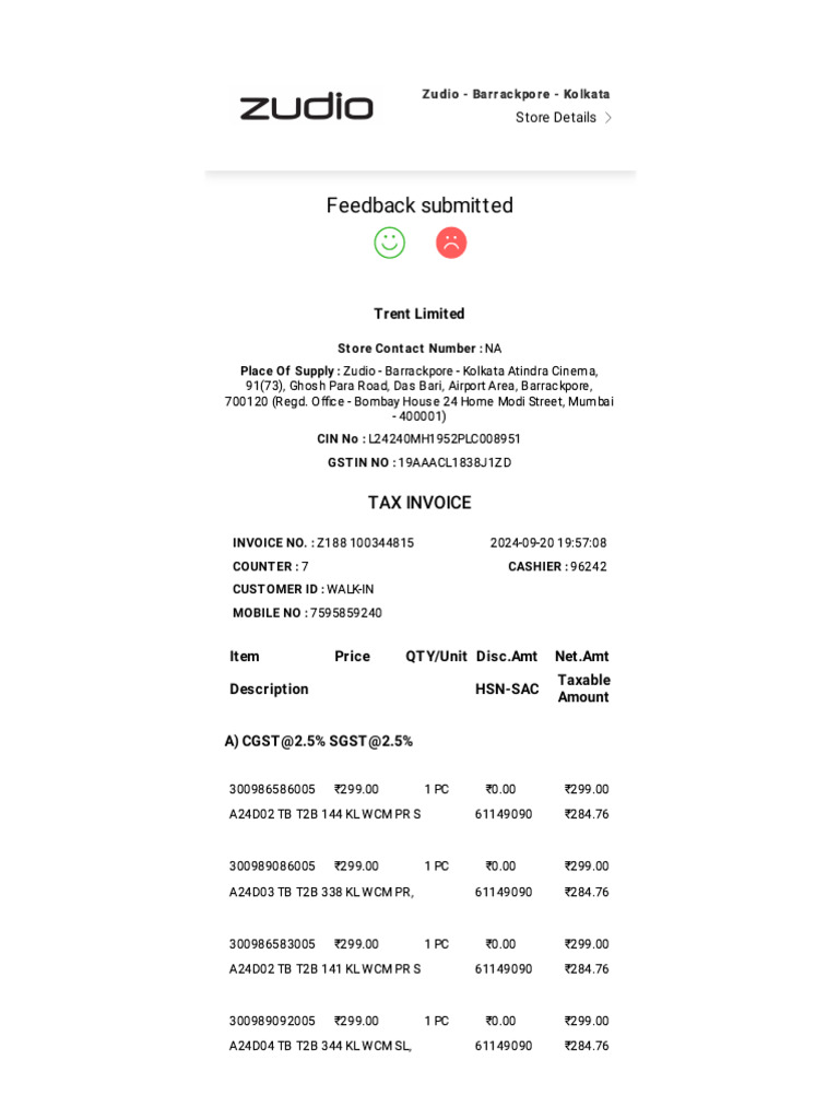 zudio-barrackpore-bill-pdf