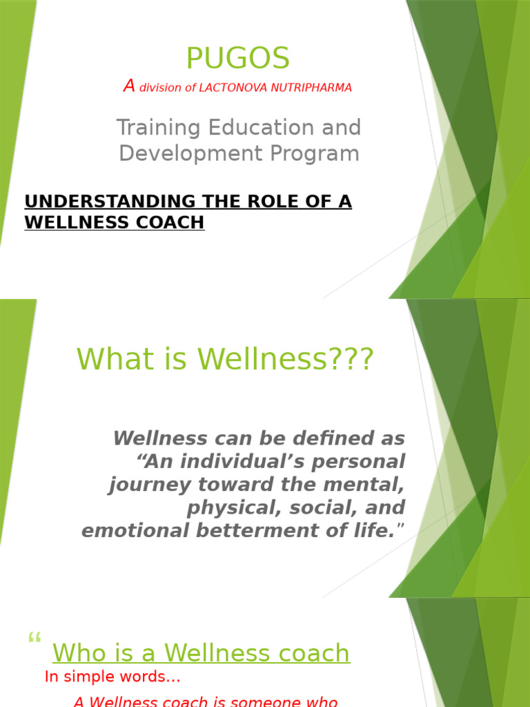 PUGOS Wellness Coach Training | PDF