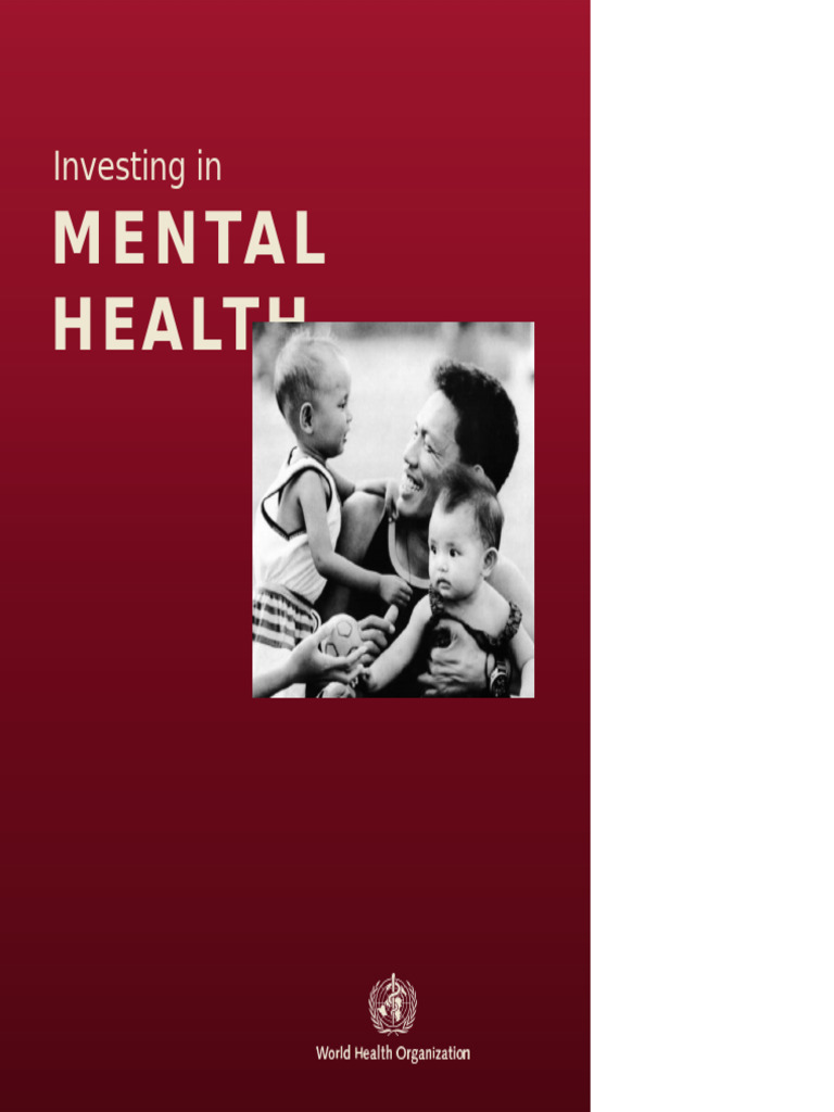 Investing in Mental Health | PDF | Major Depressive Disorder | Mental ...