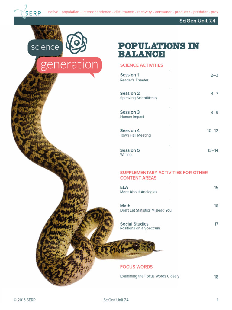 SciGen 7.4 Student | PDF