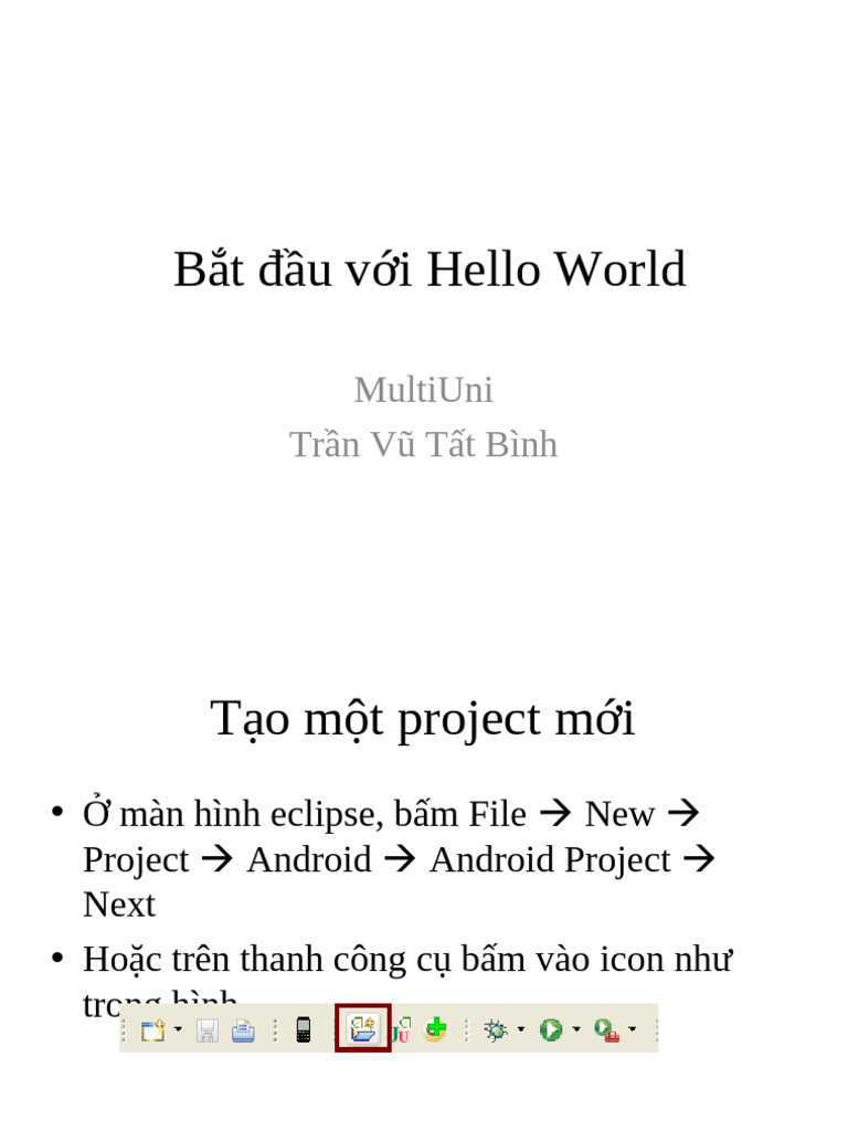 2.bat Dau Voi Hello World | PDF