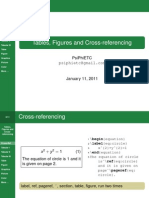 Tables, Figures and Cross-Referencing in LaTeX