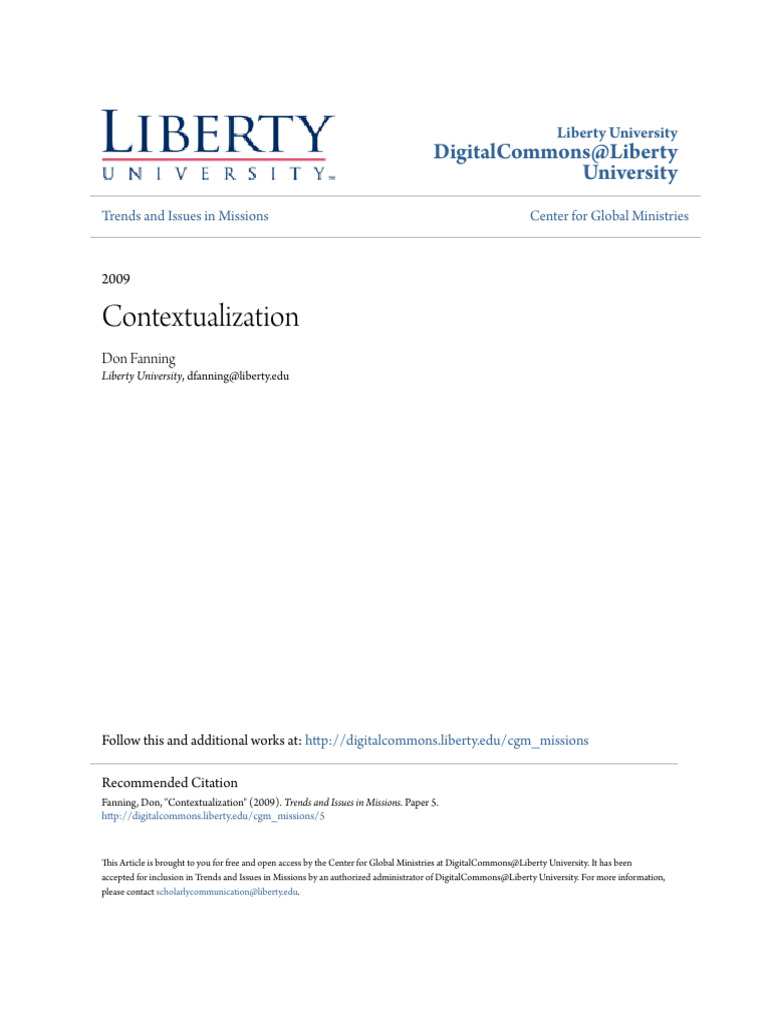 Contextual Ization | PDF