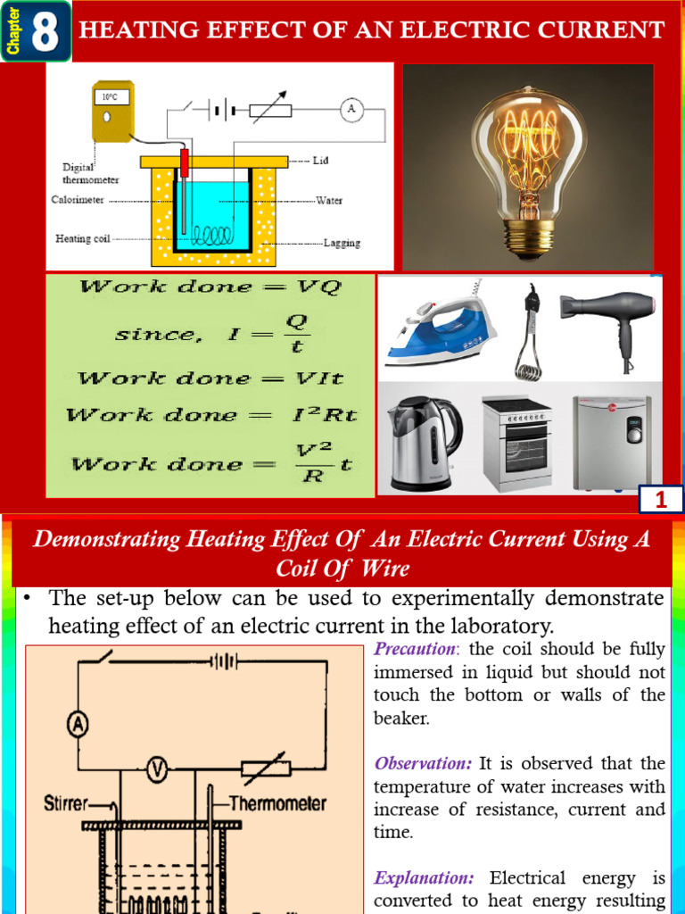Heating Effect of An Electric Current | PDF