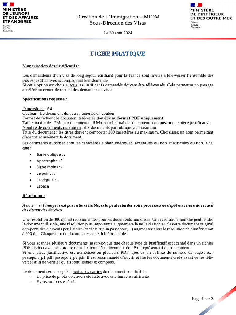 Fiche Pratique Numérisation | PDF
