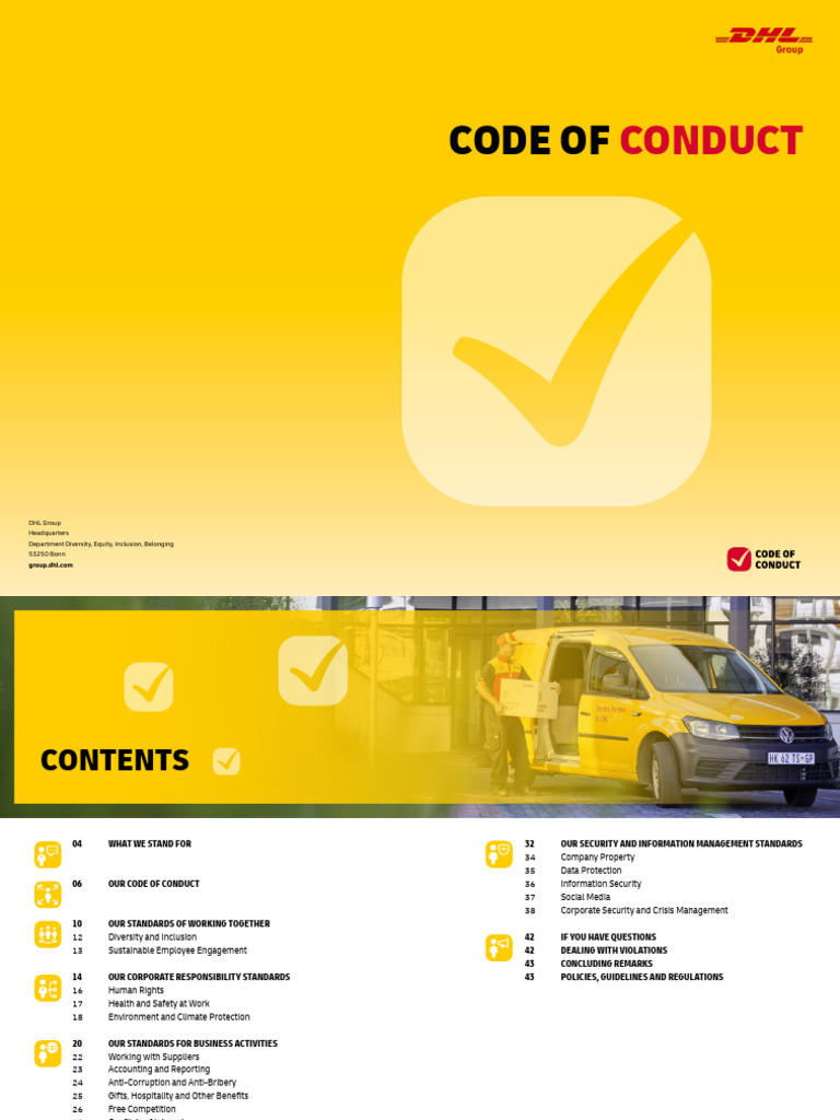 DHL Group Code of Conduct en | PDF