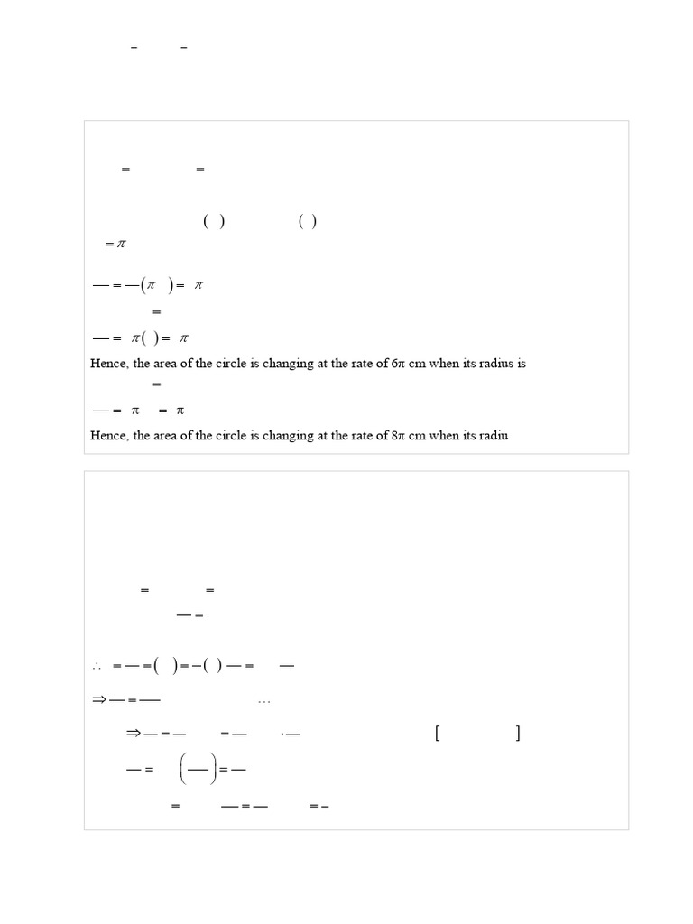 Chapter 6 - Application of Derivatives | PDF