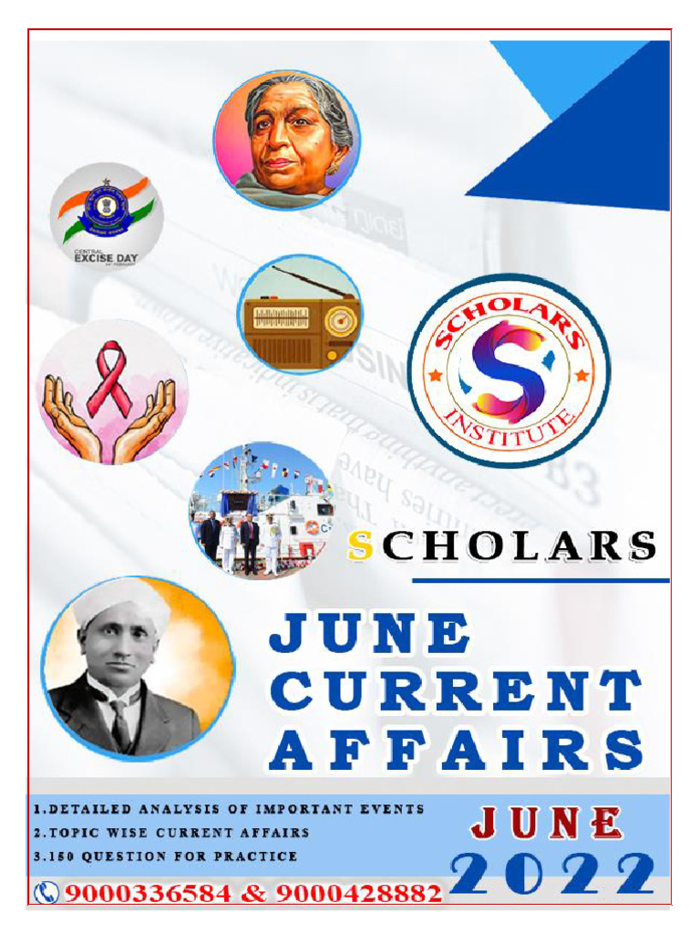 Monthly Current Affairs - June 2024 | PDF