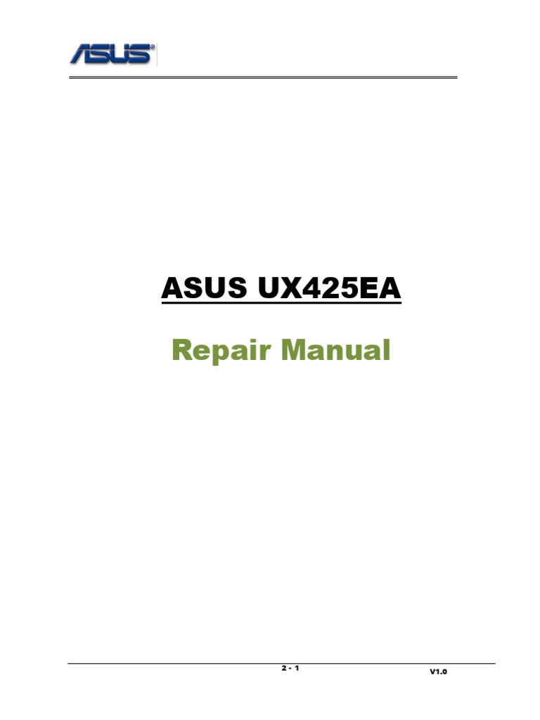 Ux 425 Ea | PDF
