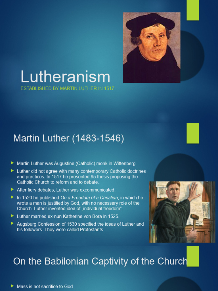 Lutheranism intelligence overview
