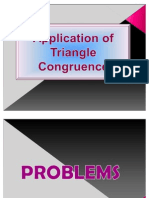 Application of Triangle Congruence