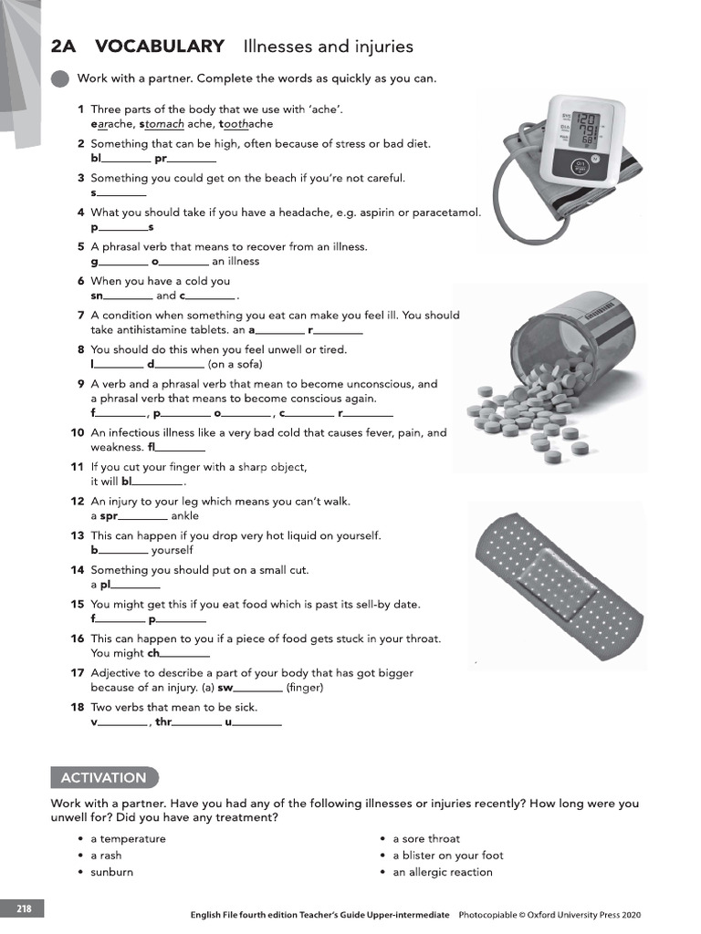 Illnesses and Injuries | PDF
