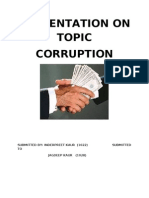 Presentation On Corruption