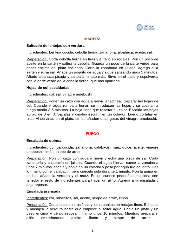 Recetas vegetarianas saludables y fáciles | PDF | ensalada | Cocina ...