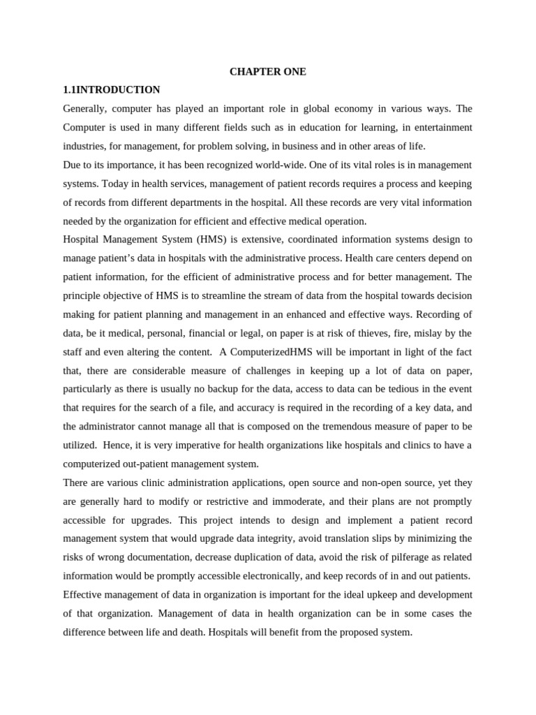 Chapter One IntroductionPFWQWDUSP6 | PDF