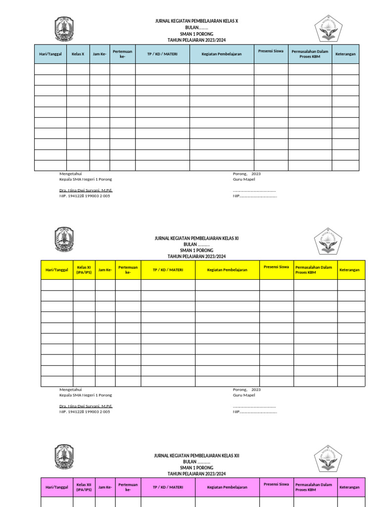contoh jurnal kelompok yang efektif dan mudah dibuat