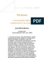 Pre-Textos. Conversaciones Sobre La Comunicación y Sus Contextos - Introducción