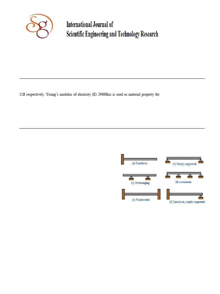 Analysis of Beam Structure With Matlab Software | PDF