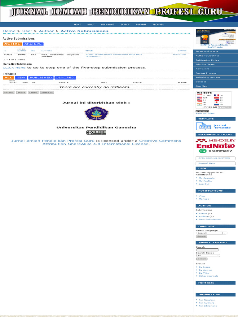 Active Submissions Pdf