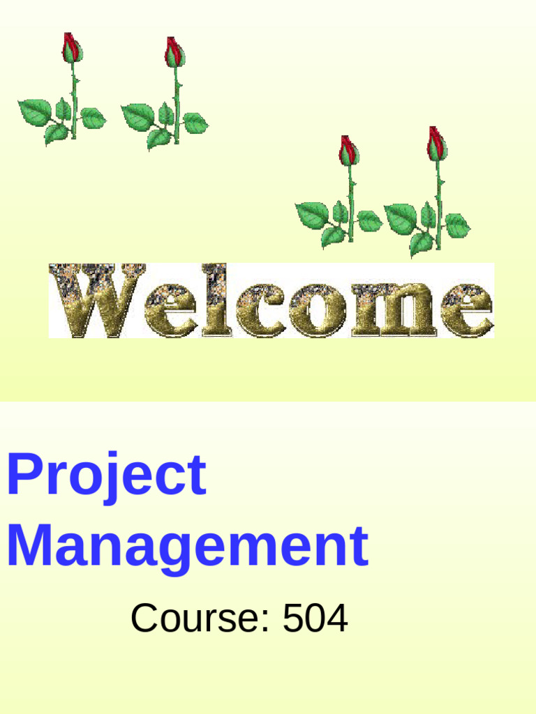 Project Management C3 | PDF