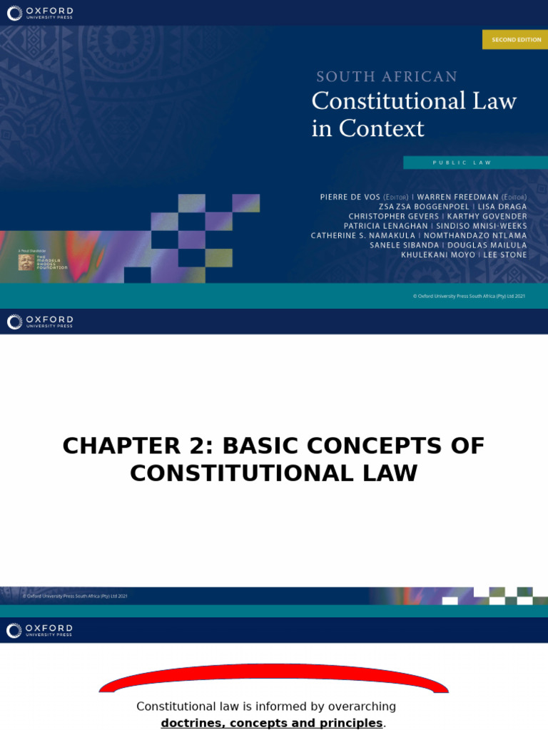 Constitutional Law: Key Concepts Explained | PDF | Rule Of Law | Politics