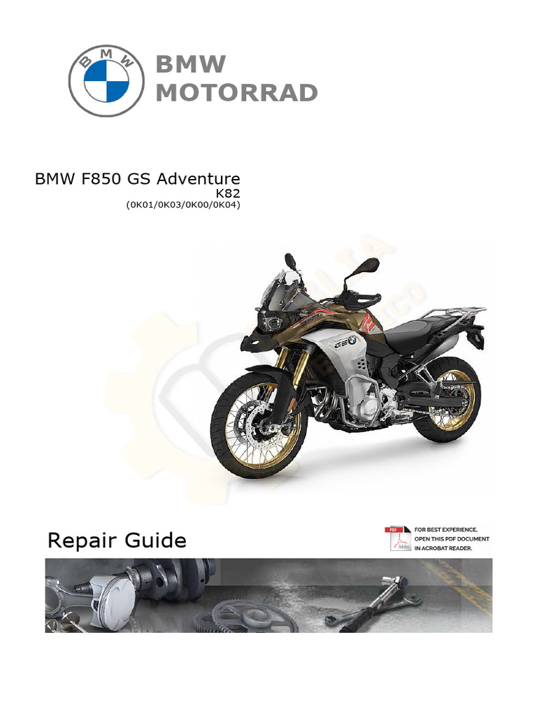 F 850-GS Adventure K82 18-20 Ingles - BDM - BDM | PDF