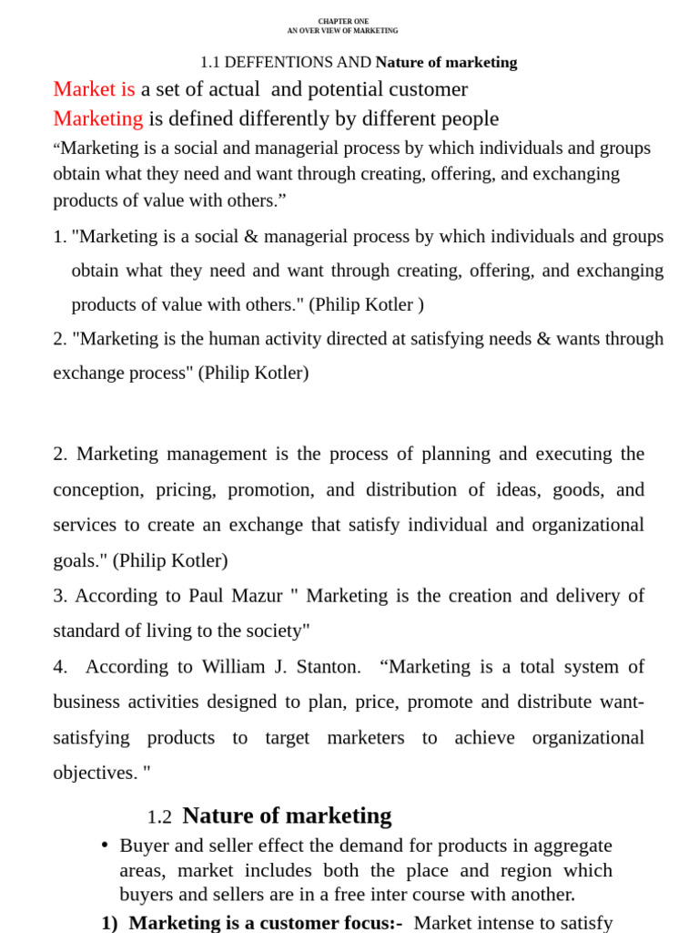 Principle Of Marketing Ch 1 Pdf