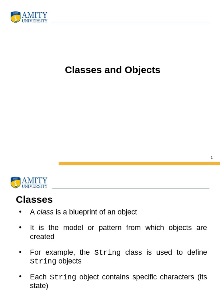 Classes Objects | PDF