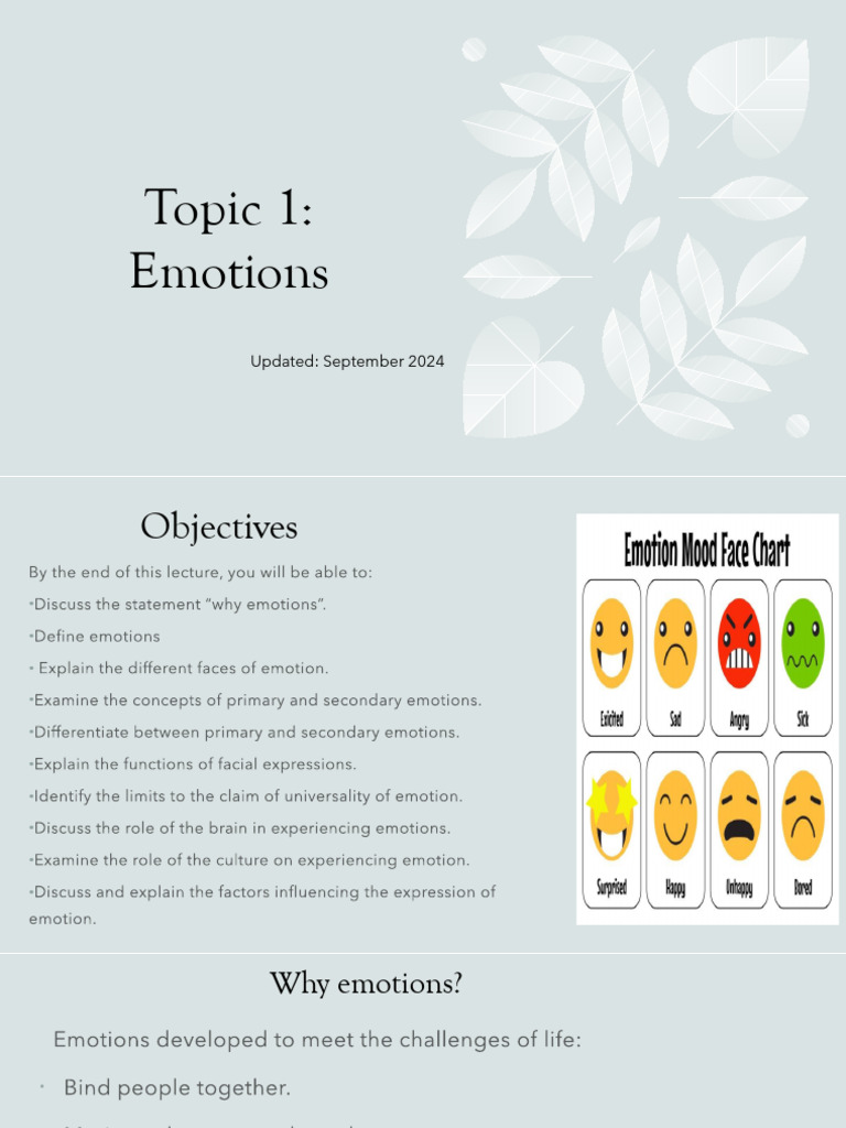 Emotions | PDF
