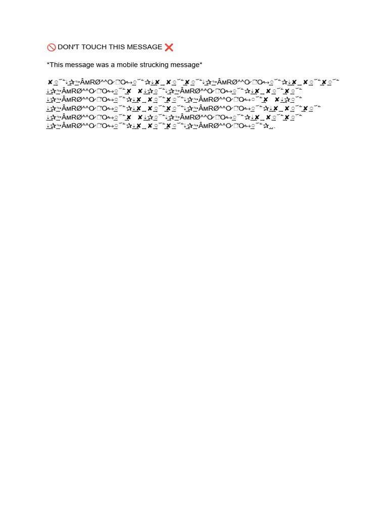  stucking special message pdf
