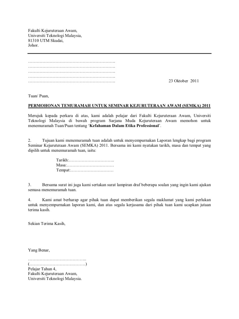 Contoh Surat Rayuan Permohonan Rumah Sewa Dbkl - Selangor m
