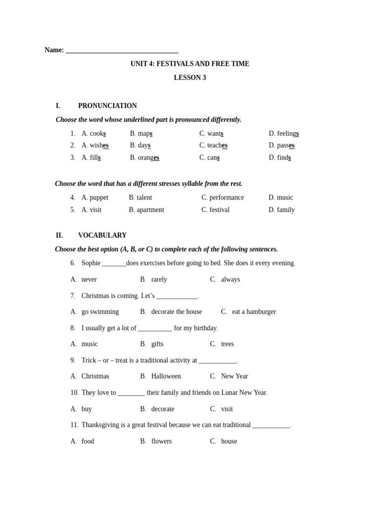 Lesson 3 | PDF