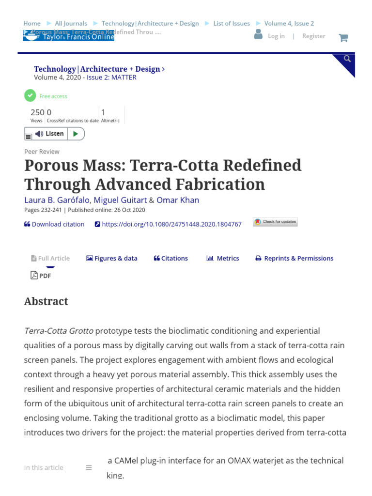 Terra-Cotta Grotto: Bioclimatic Design | PDF | Porosity | Heat