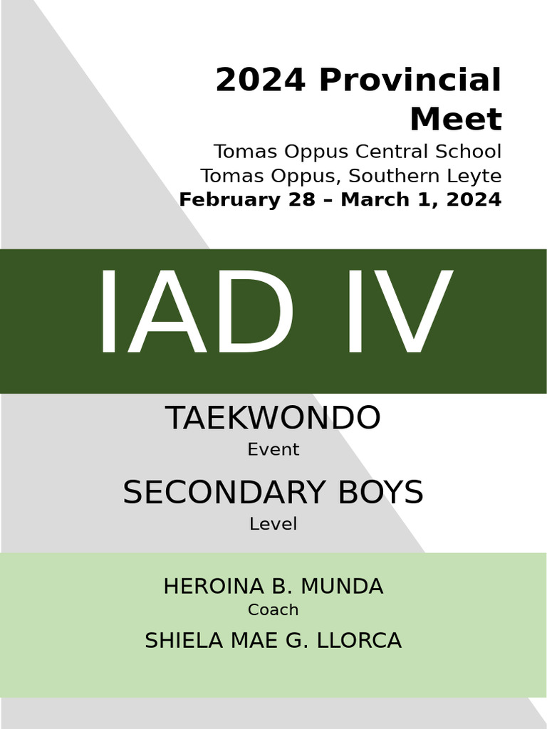 2024 Provincial Meet Cover Pdf