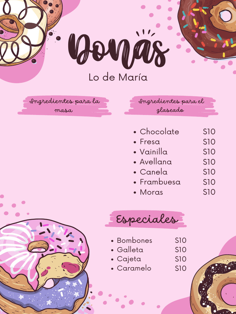 Menú Donas Ilustrado Rosa 20241010 000002 0000 | PDF