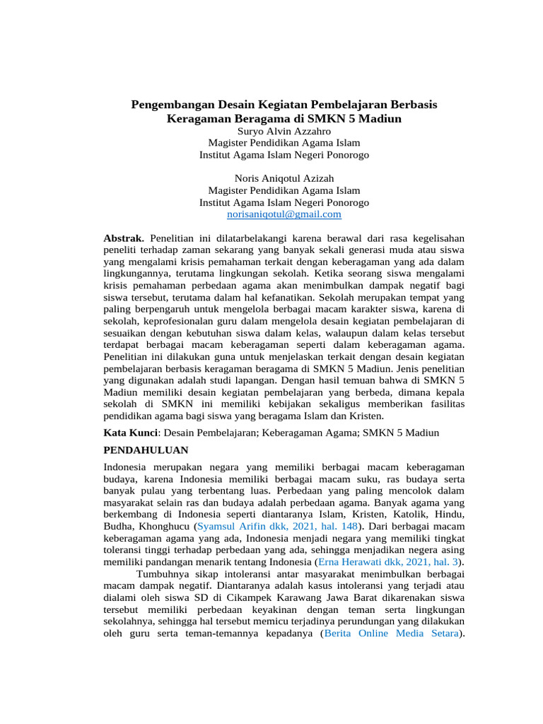 Tugas Artikel Kelompok 3 Penelitian Pdf