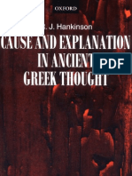 Cause and Explanation in Ancient Greek Thought