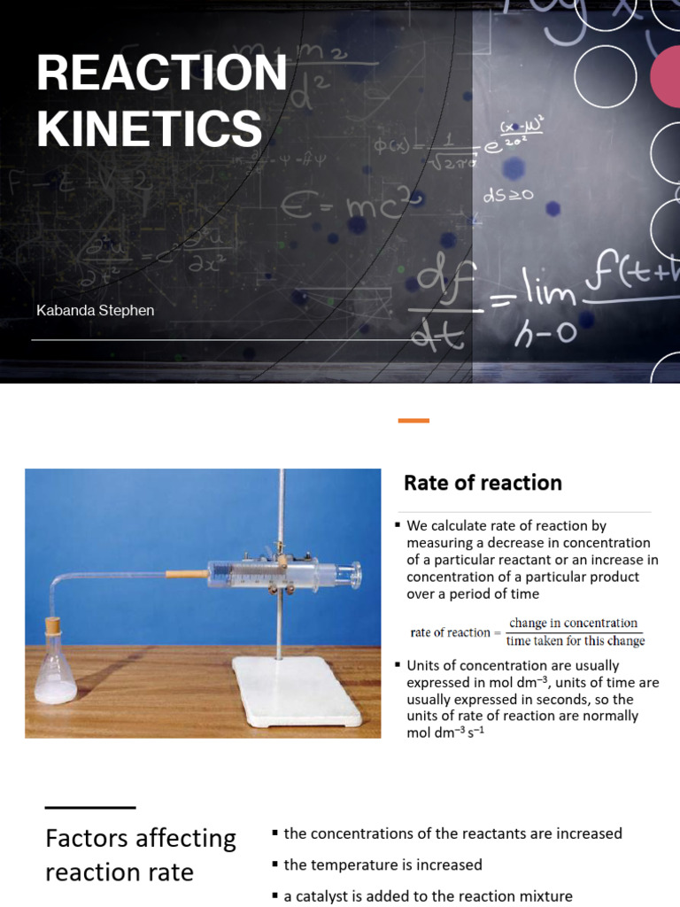 Reaction Kinetics1 | PDF