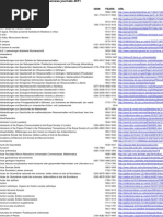 Alphabetic List of Historical Open Access Journals 2011