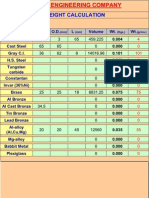 Weight Calculation (for Round Bar & Pipe)