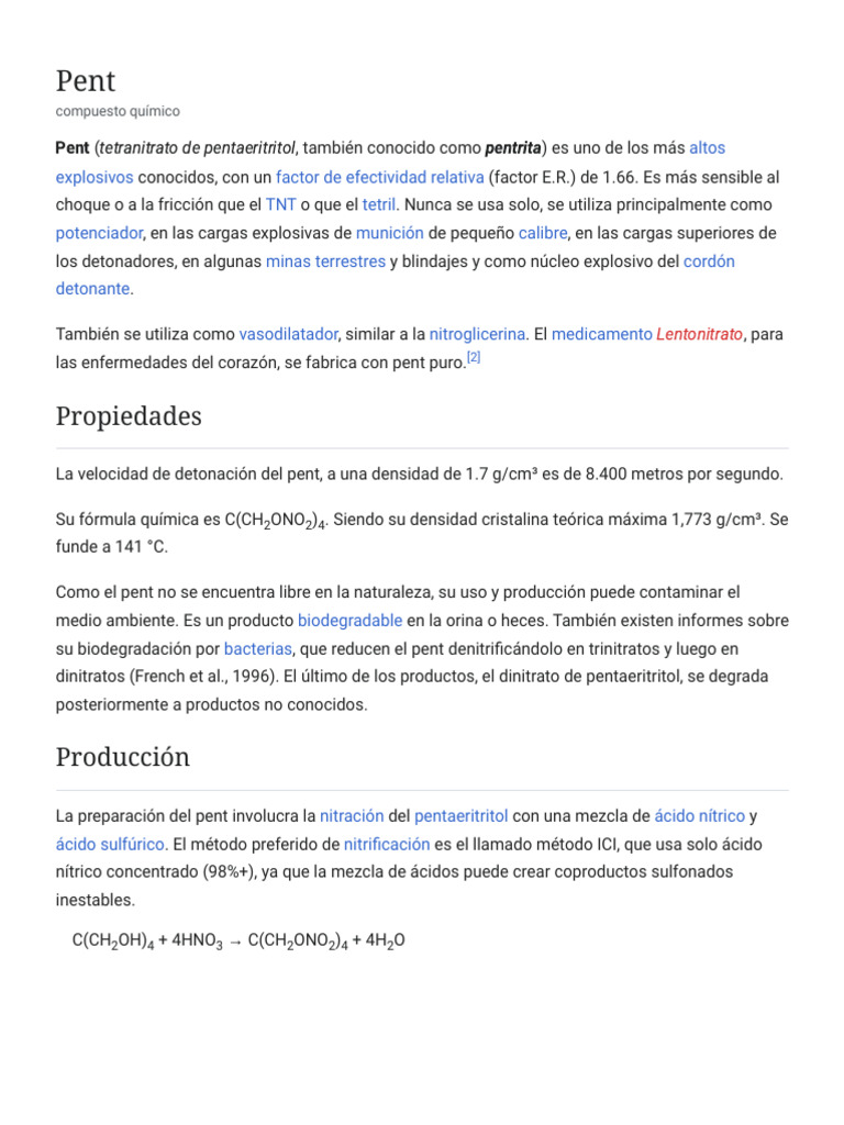 Pent - Wikipedia, La Enciclopedia Libre | PDF