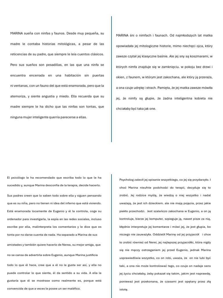 La ninfa rota: angustia y control | PDF
