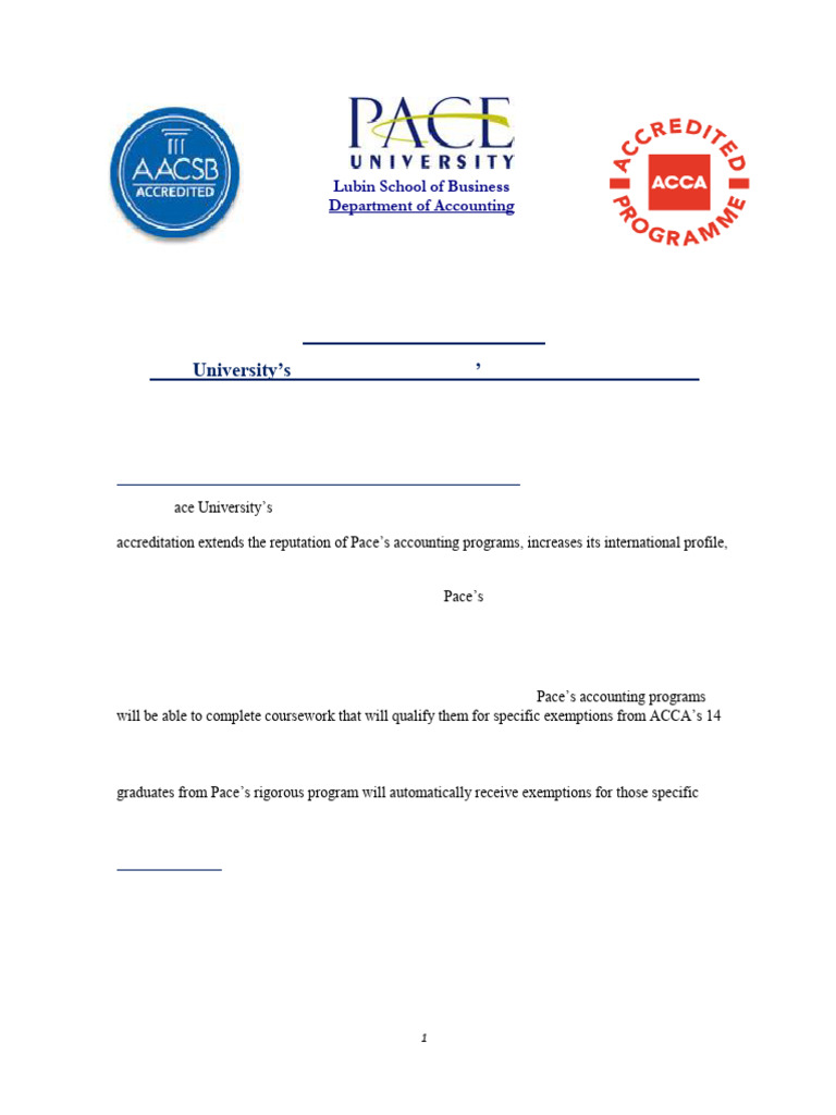 Lubin Accounting Acca Faqs | PDF