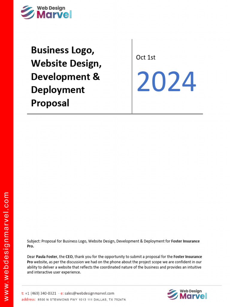 Draft Contract For Foster Insurance Pro | PDF