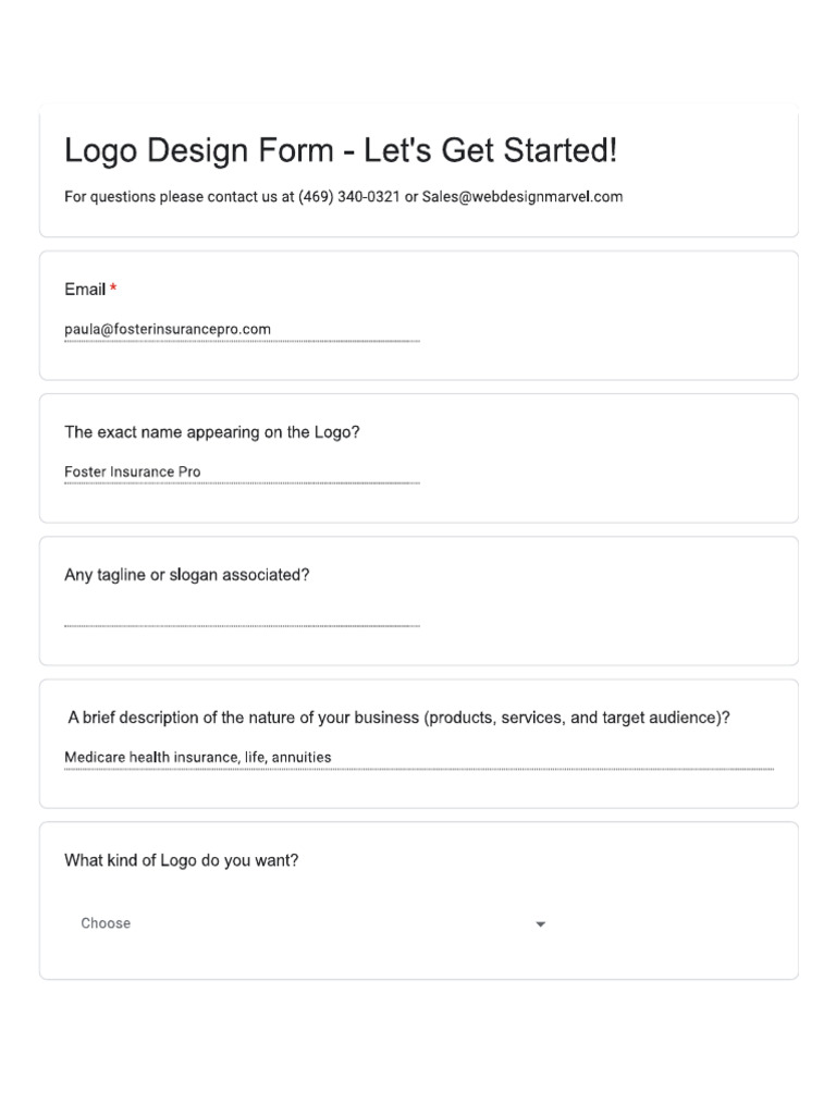 Logo Form - Paula | PDF