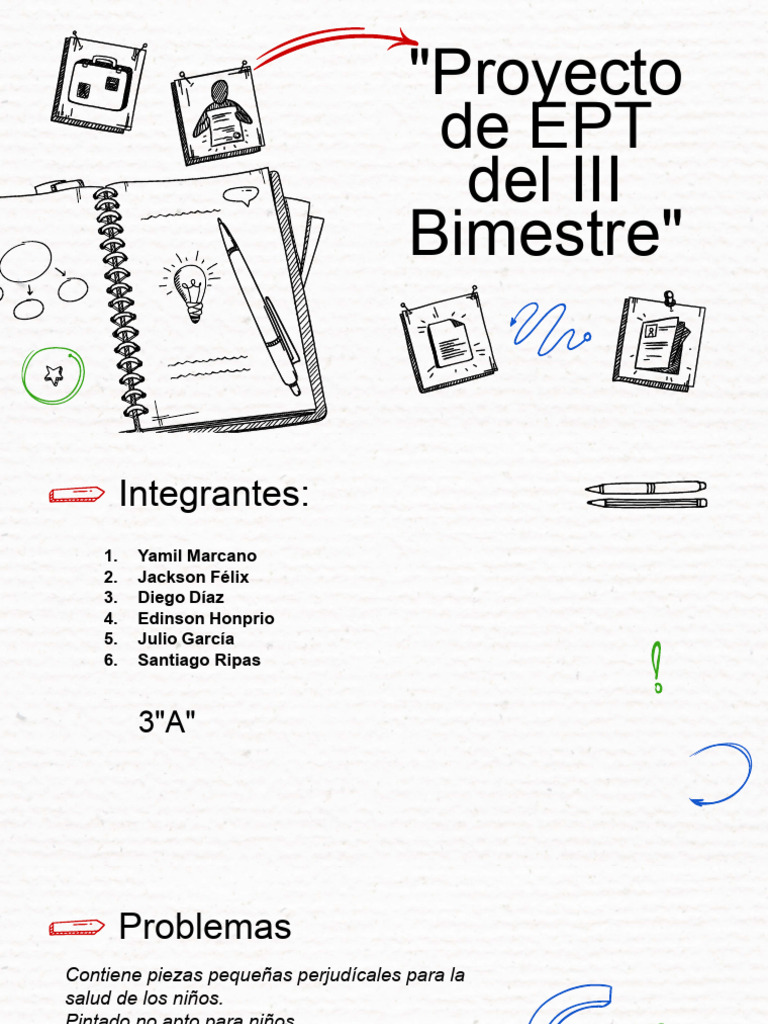 Proyecto de EPT Del III Bimestre | PDF | Juguetes