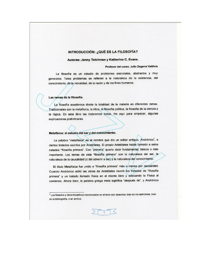 Introducción Qué Es La Filosofía PDF