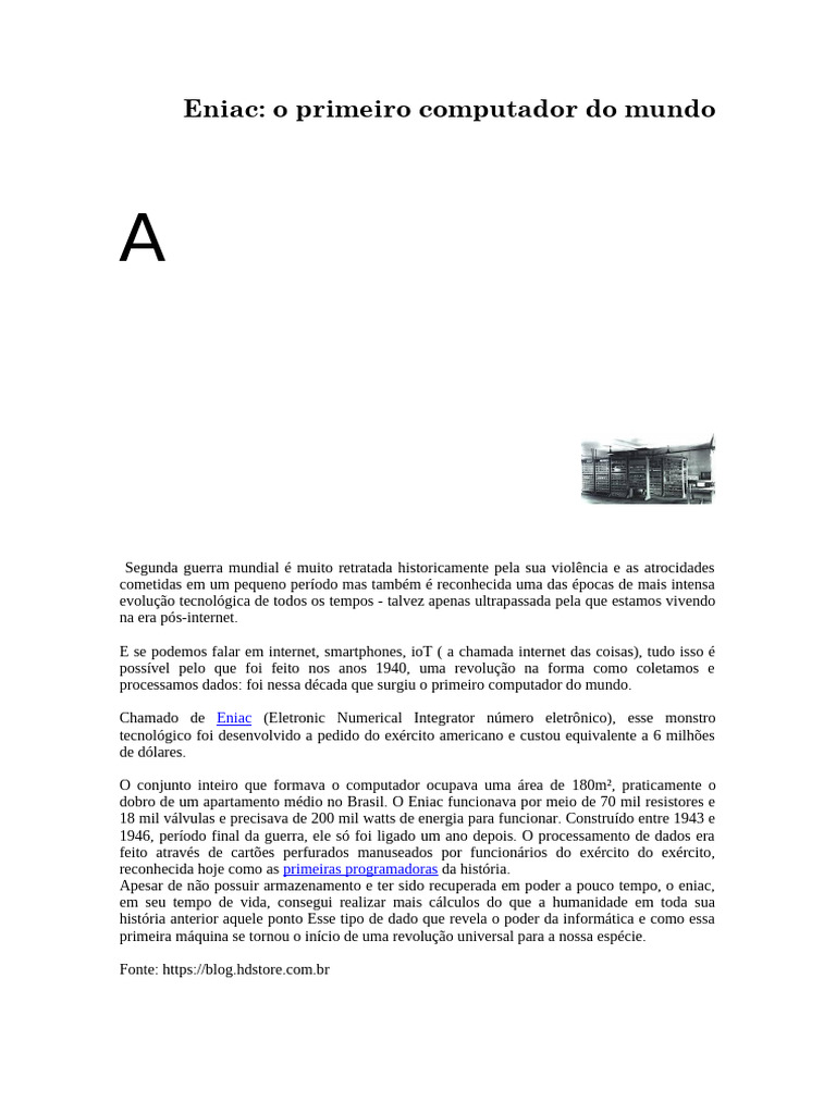 Eniac PH | PDF