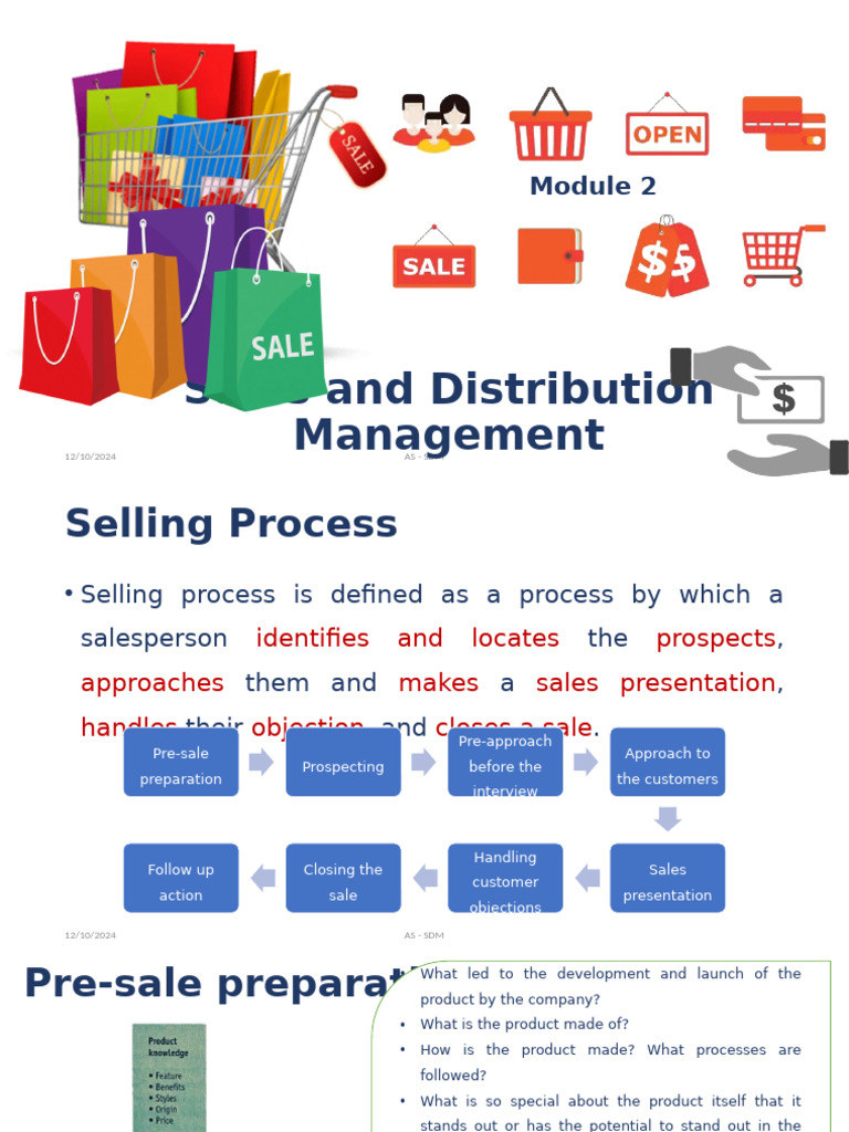 Sales Management - SDM - Module 2 | PDF