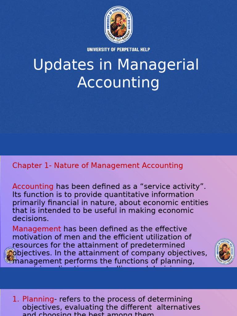 Updates in Managerial Accounting | PDF